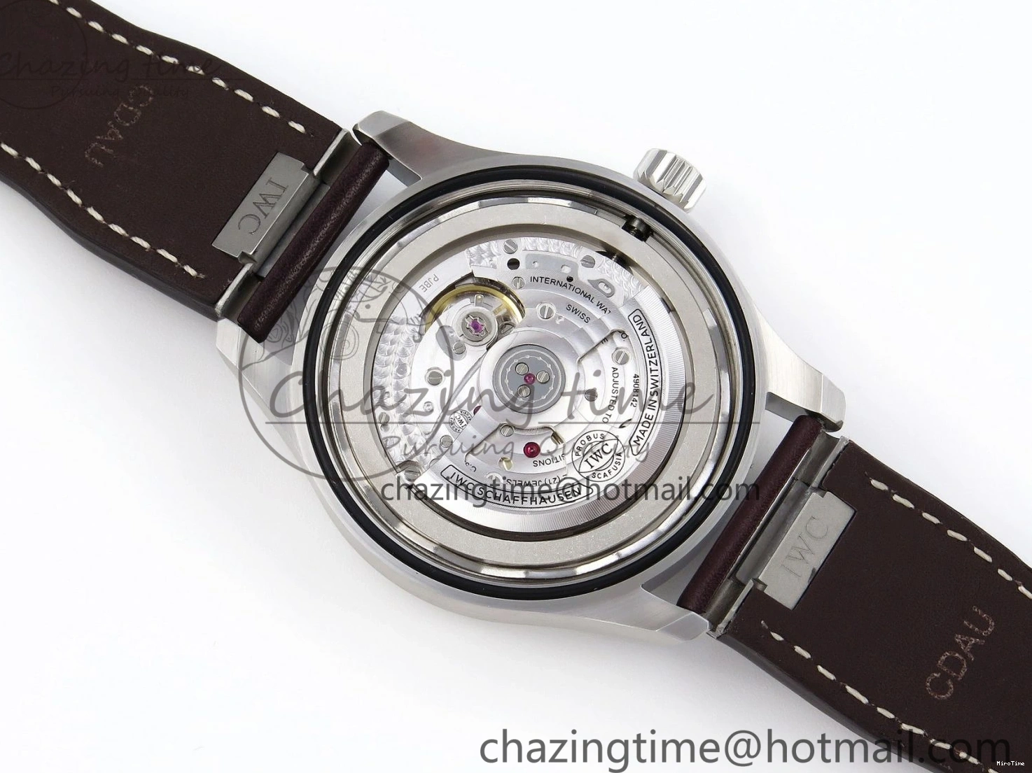 MIROTIME 0514 Pilot Mark XX IW328205 ZF 1:1 Best Edition Green Dial on Brown Leather Strap A UrbanStyle 7029